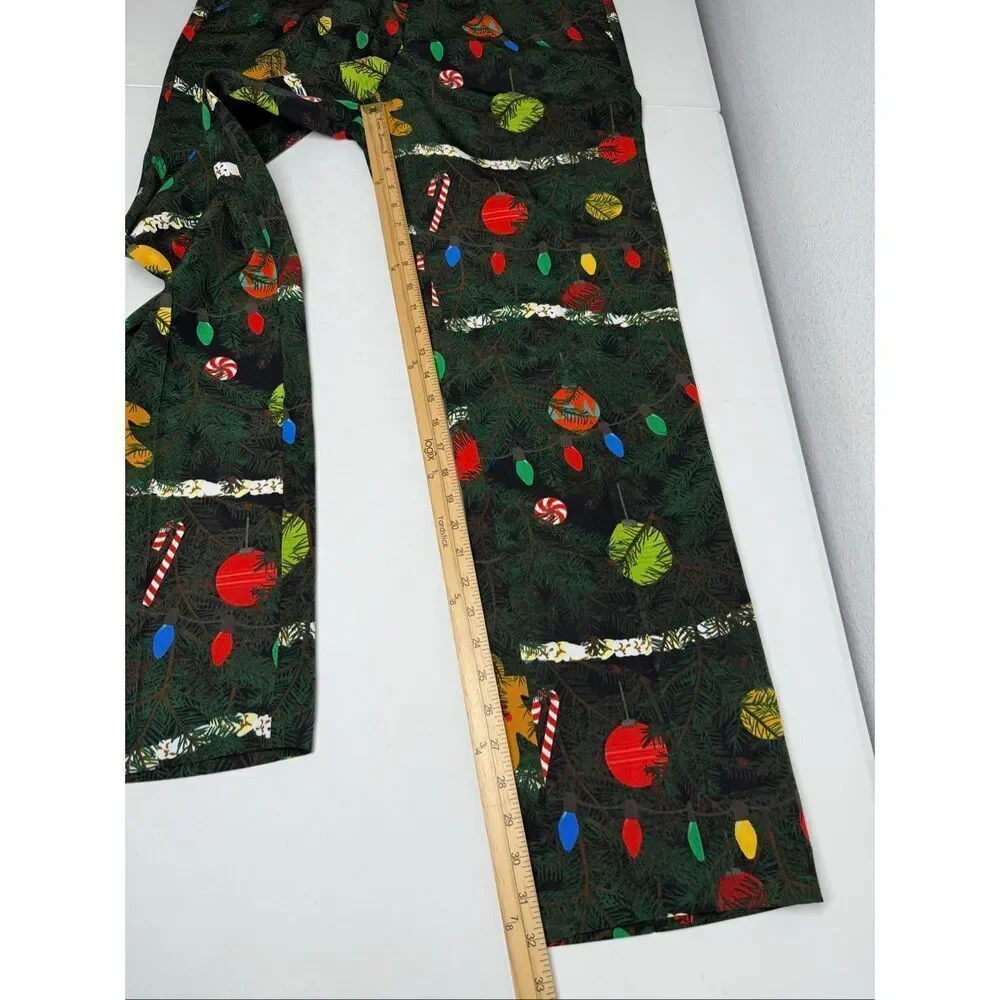 Shinesty Christmas Tree Camo Suit Jacket 46 Pants 36/34 NYE ugly Funny Sweater